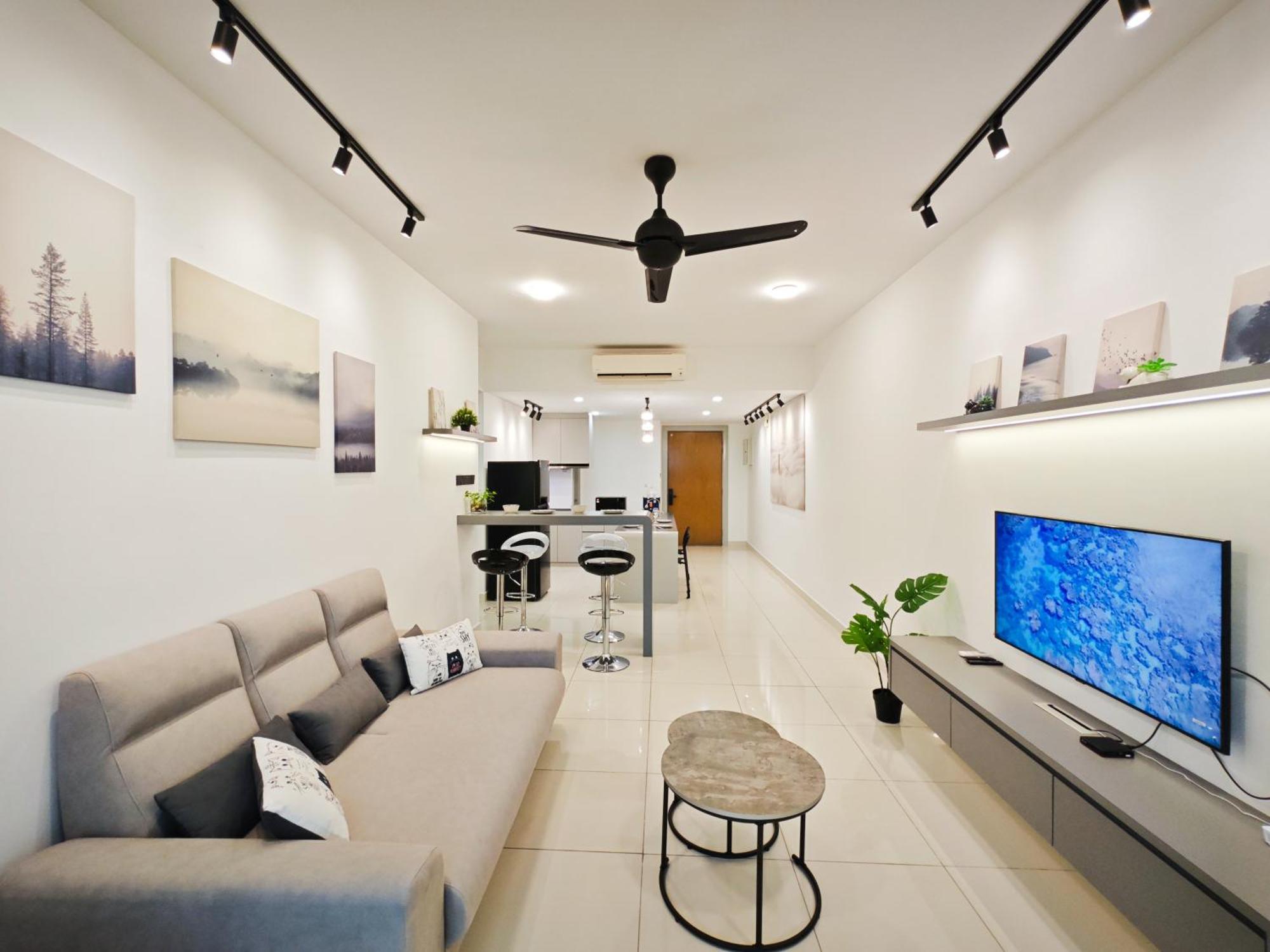 Apartment Mid Valley Southkey Mosaic 2br With Wifi 8-12pax *