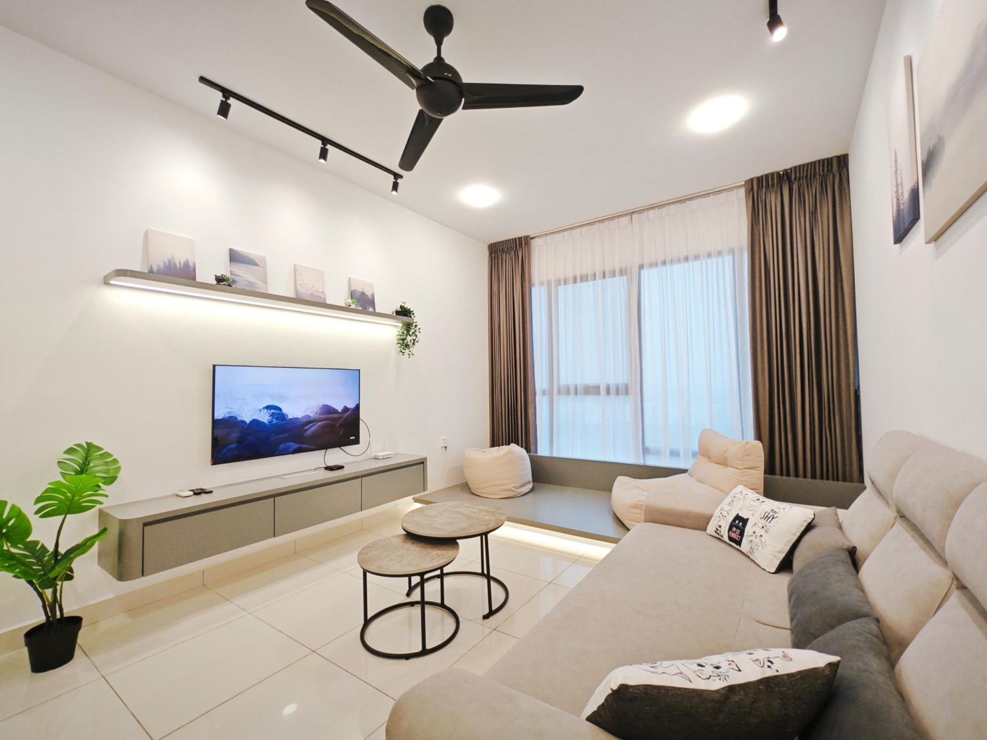 Mid Valley Southkey Mosaic 2br With Wifi 8-12pax